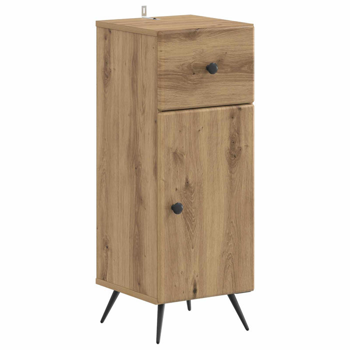 Set de cabinet pentru baie cu 3 piese BREDA Stejar Artizanal - WALTI WALTI