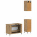 Set de cabinet pentru baie cu 3 piese BREDA Stejar Artizanal - WALTI WALTI