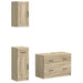 Set de cabinet pentru baie cu 3 piese UTRECHT Stejar Sonoma - WALTI WALTI