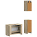 Set de cabinet pentru baie cu 3 piese UTRECHT Stejar Sonoma - WALTI WALTI