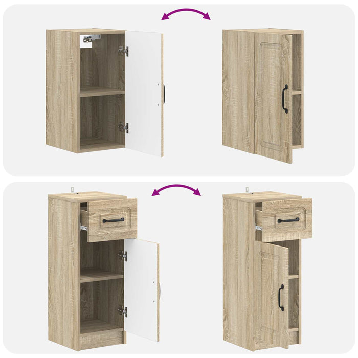 Set de cabinet pentru baie cu 3 piese UTRECHT Stejar Sonoma - WALTI WALTI