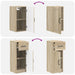 Set de cabinet pentru baie cu 3 piese UTRECHT Stejar Sonoma - WALTI WALTI