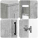 Set de cabinet pentru baie cu 3 piese UTRECHT Gri Beton - WALTI WALTI