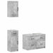 Set de cabinet pentru baie cu 3 piese UTRECHT Gri Beton - WALTI WALTI