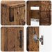 Set de cabinet pentru baie cu 3 piese UTRECHT Lemn vechi - WALTI WALTI