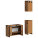 Set de cabinet pentru baie cu 3 piese UTRECHT Lemn vechi - WALTI WALTI