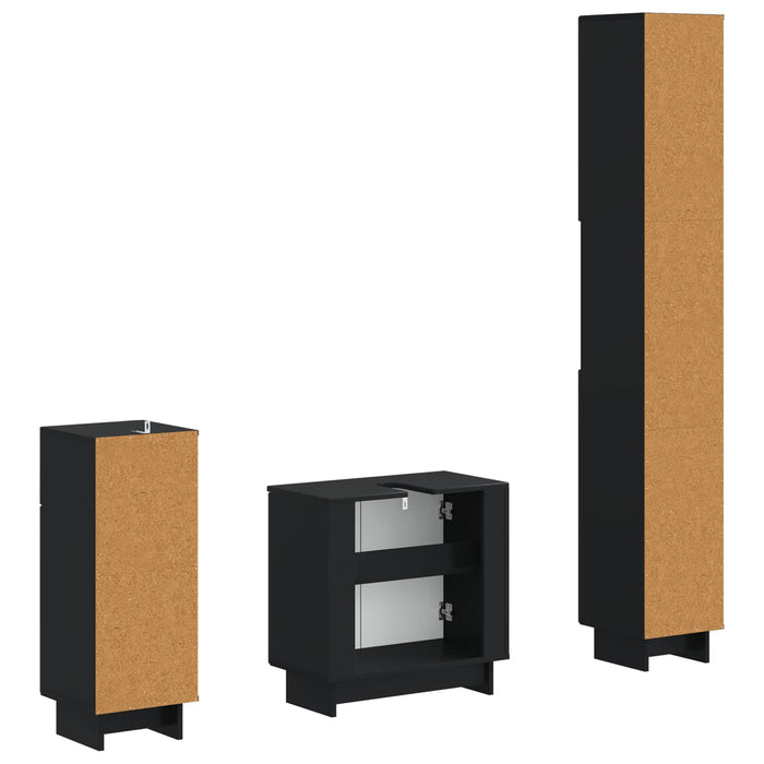 Set de cabinet pentru baie cu 3 piese EDE Lemn prelucrat - WALTI WALTI