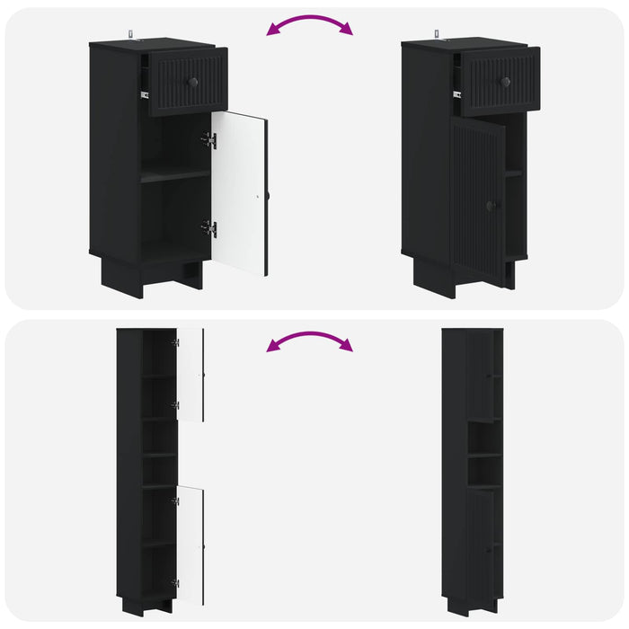 Set de cabinet pentru baie cu 3 piese EDE Lemn prelucrat - WALTI WALTI