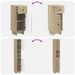 Set de cabinet pentru baie cu 3 piese EDE Lemn prelucrat - WALTI WALTI
