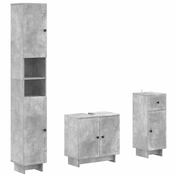 Set de cabinet pentru baie cu 3 piese EDE Lemn prelucrat - WALTI WALTI