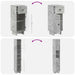 Set de cabinet pentru baie cu 3 piese EDE Lemn prelucrat - WALTI WALTI