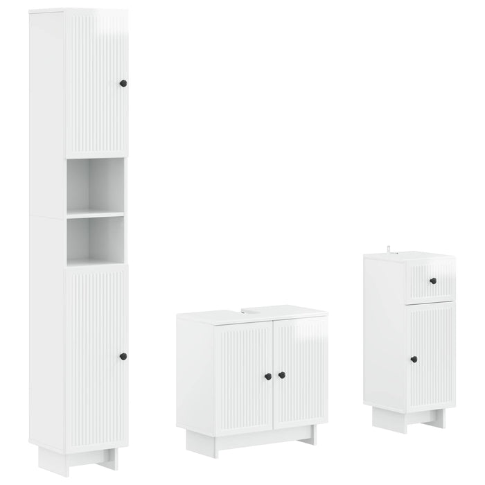 Set de cabinet pentru baie cu 3 piese EDE Lemn prelucrat - WALTI WALTI