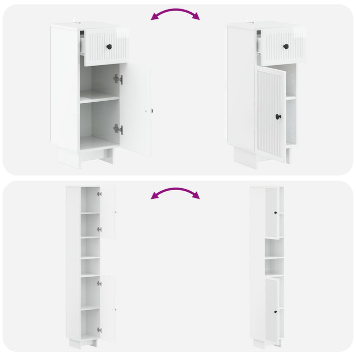 Set de cabinet pentru baie cu 3 piese EDE Lemn prelucrat - WALTI WALTI
