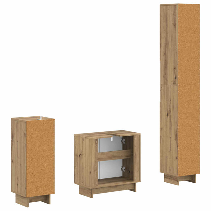 Set de cabinet pentru baie cu 3 piese EDE Lemn prelucrat - WALTI WALTI