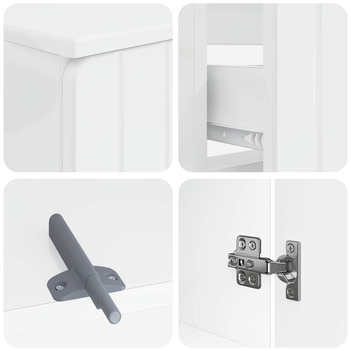 Set de cabinet pentru baie cu 3 piese ZWOLLE Lemn prelucrat WALTI