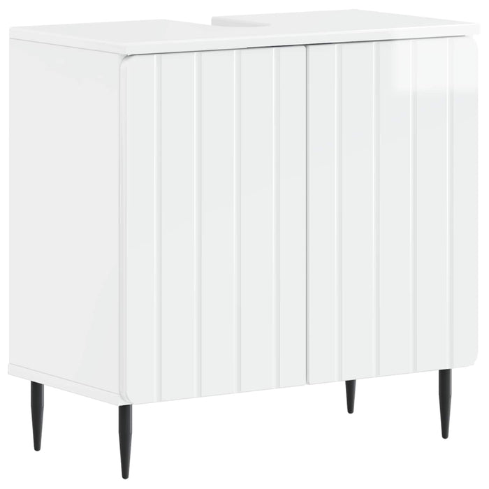 Set de cabinet pentru baie cu 3 piese ZWOLLE Lemn prelucrat WALTI