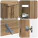 Set de cabinet pentru baie cu 3 piese ZWOLLE Lemn prelucrat - WALTI WALTI
