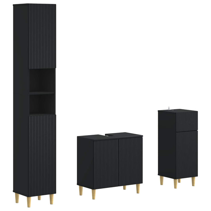 Set de cabinet pentru baie cu 3 piese ARNHEM Lemn prelucrat - WALTI WALTI