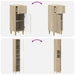Set de cabinet pentru baie cu 3 piese ARNHEM Lemn prelucrat - WALTI WALTI