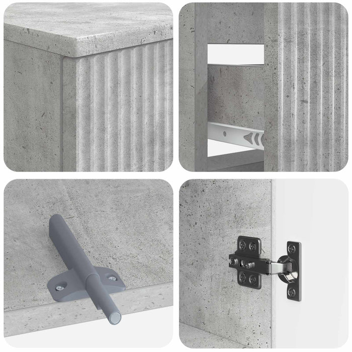 Set de cabinet pentru baie cu 3 piese ARNHEM Lemn prelucrat - WALTI WALTI