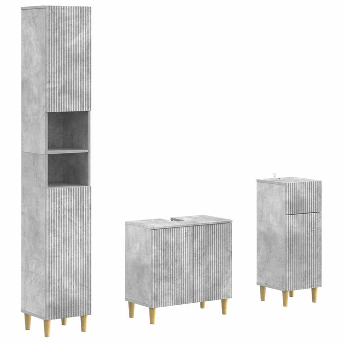 Set de cabinet pentru baie cu 3 piese ARNHEM Lemn prelucrat - WALTI WALTI