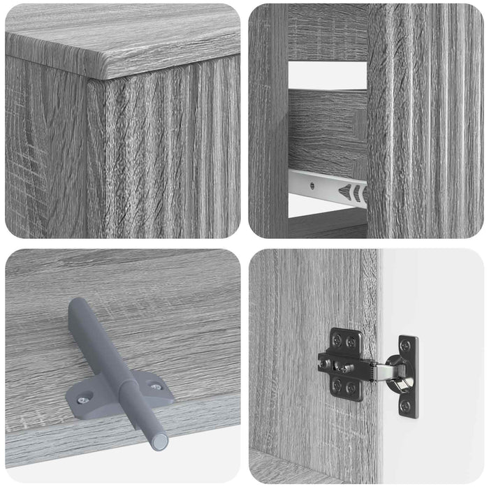 Set de cabinet pentru baie cu 3 piese ARNHEM Lemn prelucrat - WALTI WALTI
