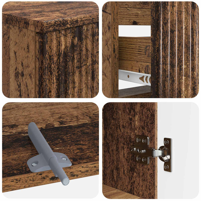 Set de cabinet pentru baie cu 3 piese ARNHEM Lemn prelucrat - WALTI WALTI