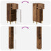 Set de cabinet pentru baie cu 3 piese ARNHEM Lemn prelucrat - WALTI WALTI
