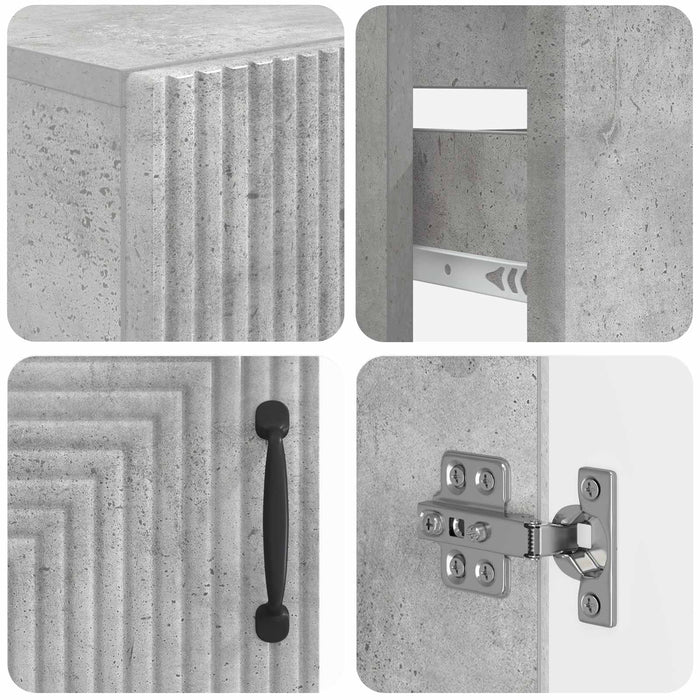 Set de cabinet pentru baie cu 3 piese HAARLEM Lemn prelucrat - WALTI WALTI