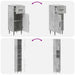 Set de cabinet pentru baie cu 3 piese HAARLEM Lemn prelucrat - WALTI WALTI