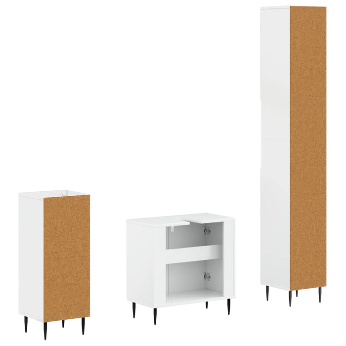Set de cabinet pentru baie cu 3 piese HAARLEM Lemn prelucrat - WALTI WALTI