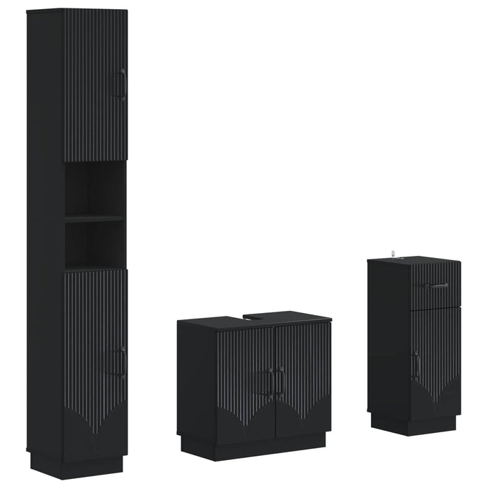 Set de cabinet pentru baie cu 3 piese HOORN Lemn prelucrat - WALTI WALTI