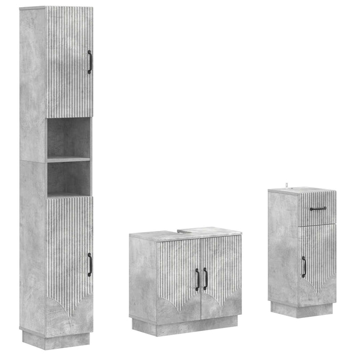 Set de cabinet pentru baie cu 3 piese HOORN Lemn prelucrat - WALTI WALTI