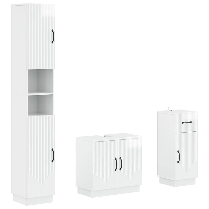 Set de cabinet pentru baie cu 3 piese HOORN Lemn prelucrat - WALTI WALTI