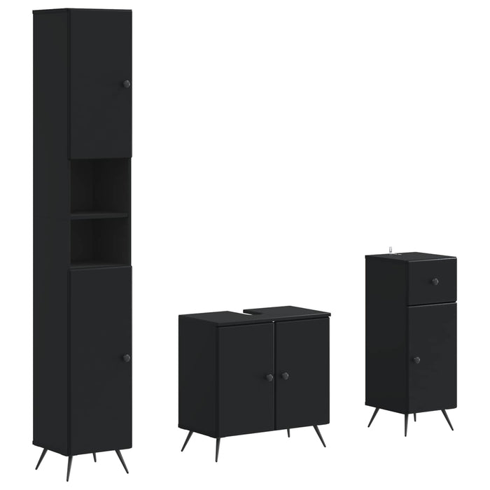 Set de cabinet pentru baie cu 3 piese BREDA Lemn prelucrat WALTI
