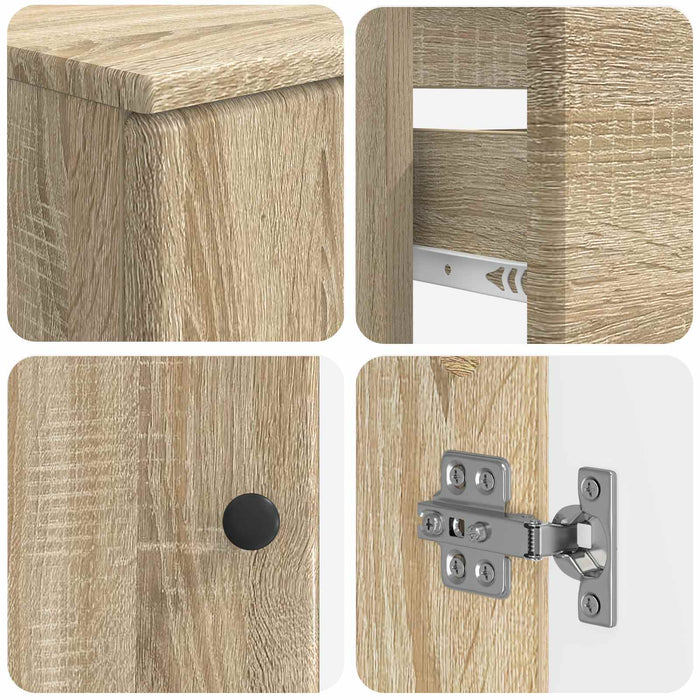 Set de cabinet pentru baie cu 3 piese BREDA Lemn prelucrat WALTI