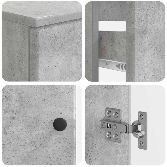 Set de cabinet pentru baie cu 3 piese BREDA Lemn prelucrat WALTI