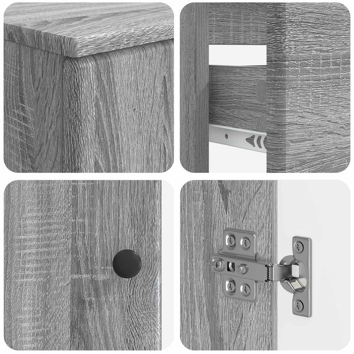 Set de cabinet pentru baie cu 3 piese BREDA Lemn prelucrat - WALTI WALTI