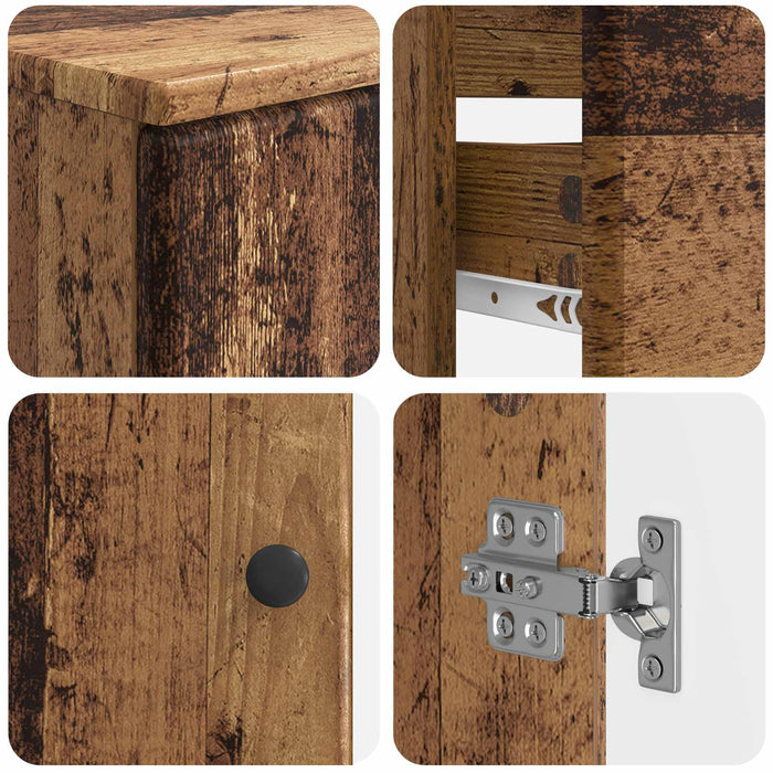 Set de cabinet pentru baie cu 3 piese BREDA Lemn prelucrat - WALTI WALTI
