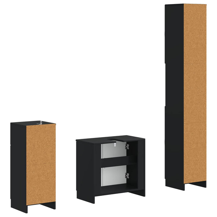 Set de cabinet pentru baie cu 3 piese UTRECHT Lemn prelucrat - WALTI WALTI