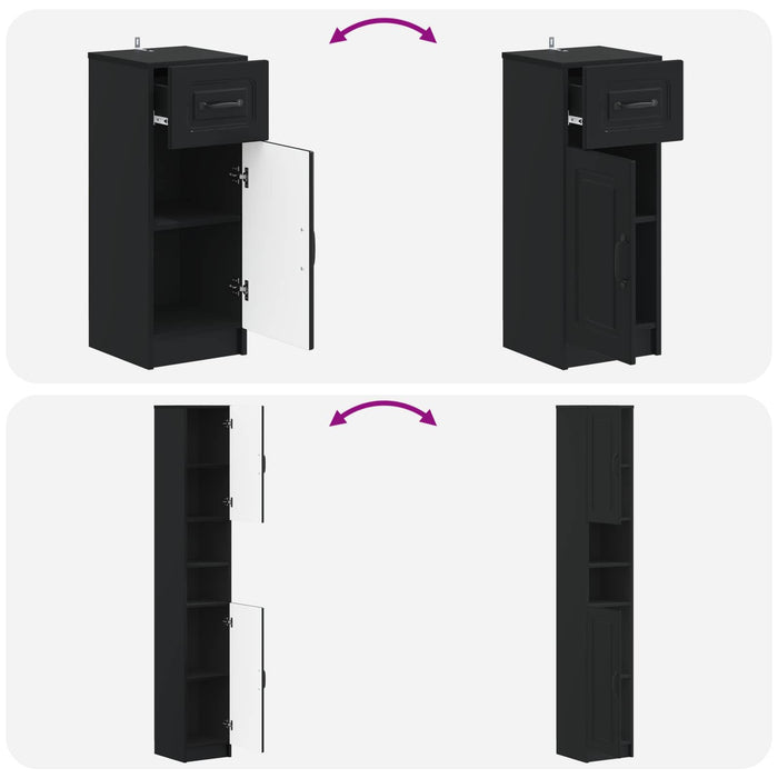 Set de cabinet pentru baie cu 3 piese UTRECHT Lemn prelucrat - WALTI WALTI