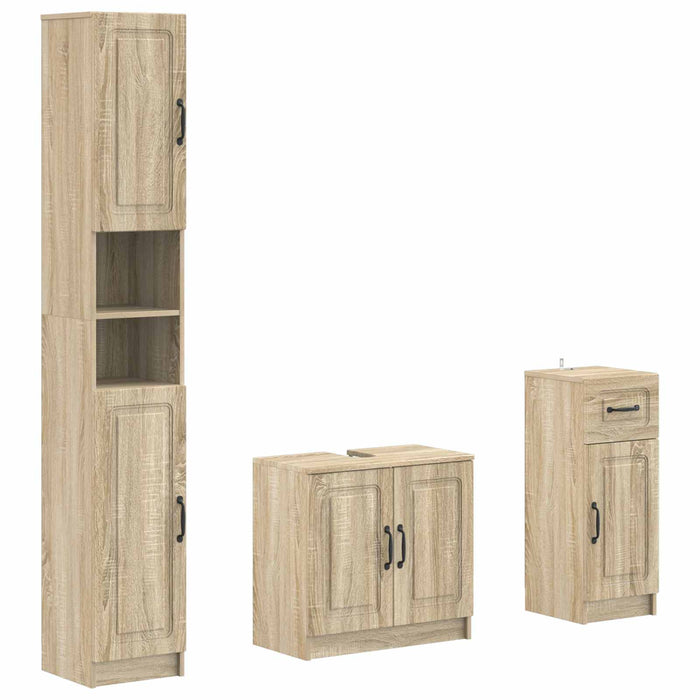 Set de cabinet pentru baie cu 3 piese UTRECHT Lemn prelucrat - WALTI WALTI