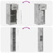 Set de cabinet pentru baie cu 3 piese UTRECHT Lemn prelucrat - WALTI WALTI