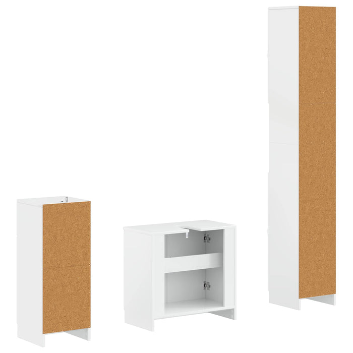 Set de cabinet pentru baie cu 3 piese UTRECHT Lemn prelucrat - WALTI WALTI