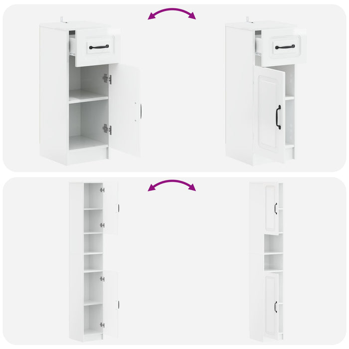 Set de cabinet pentru baie cu 3 piese UTRECHT Lemn prelucrat - WALTI WALTI