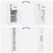 Set de cabinet pentru baie cu 3 piese UTRECHT Lemn prelucrat - WALTI WALTI