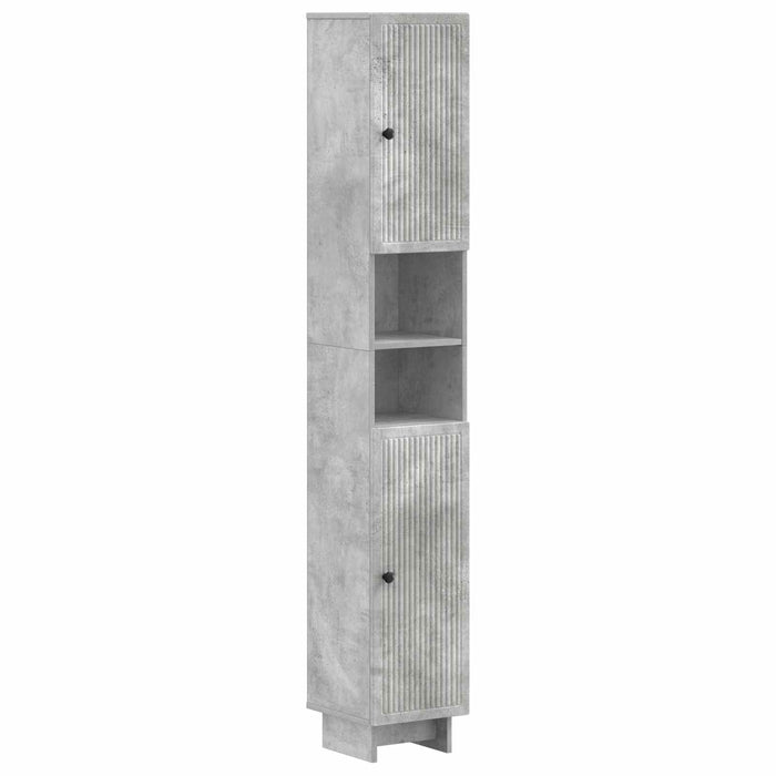 Set de dulapuri pentru baie, 4 piese EDE Gri Beton - WALTI WALTI