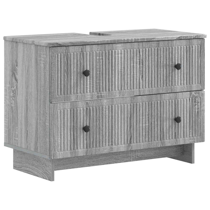 Set de dulapuri pentru baie, 4 piese EDE Sonoma gri - WALTI WALTI