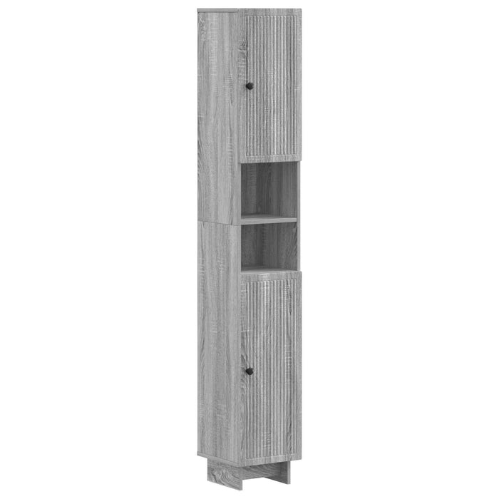 Set de dulapuri pentru baie, 4 piese EDE Sonoma gri - WALTI WALTI