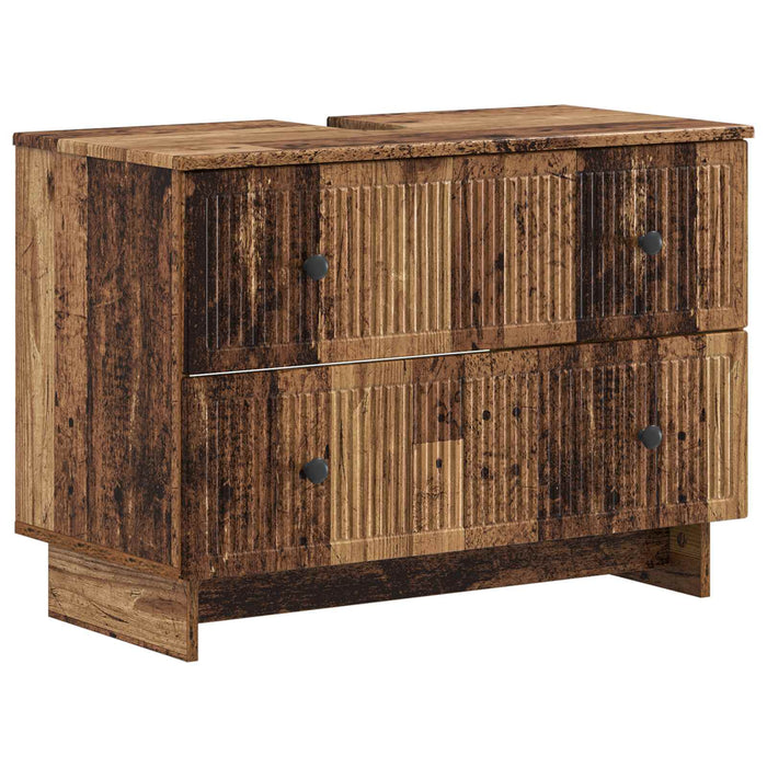 Set de dulapuri pentru baie, 4 piese EDE Lemn vechi - WALTI WALTI